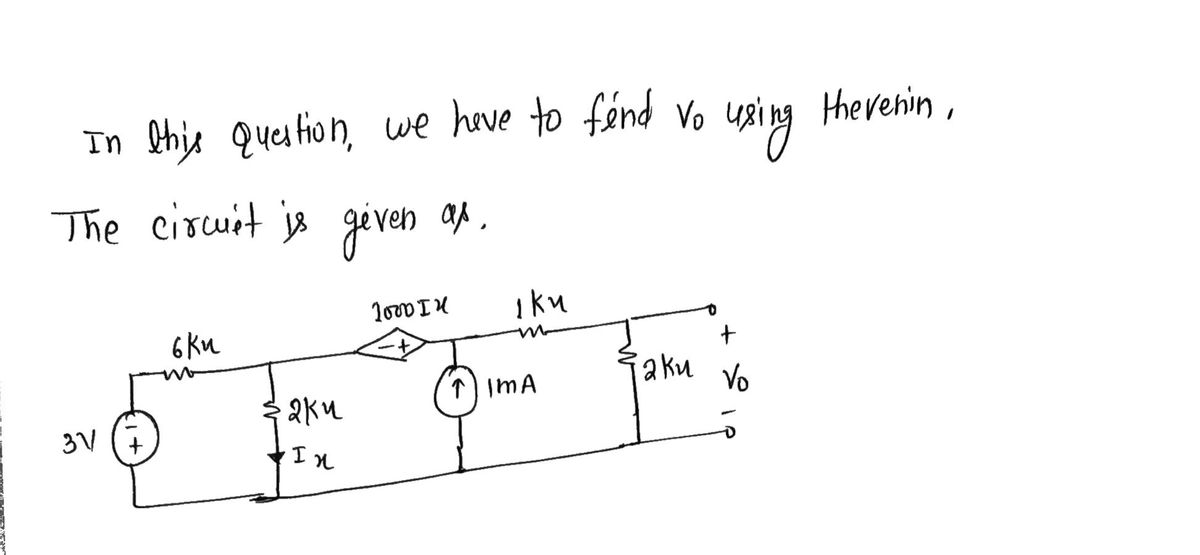 Electrical Engineering homework question answer, step 1, image 1